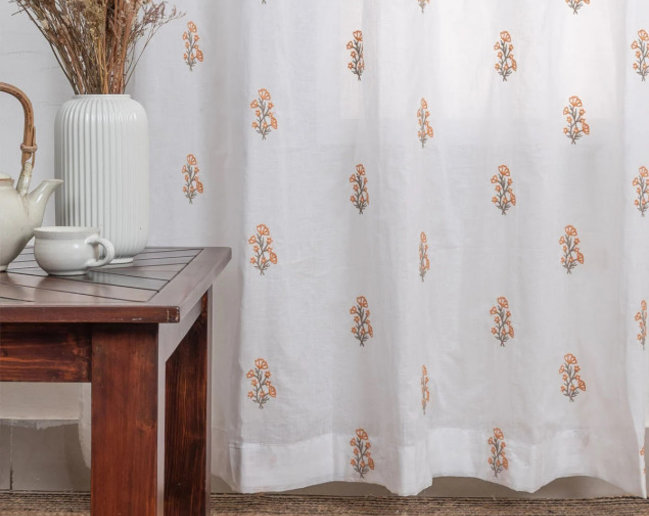 Шторы мятного цвета на заказ