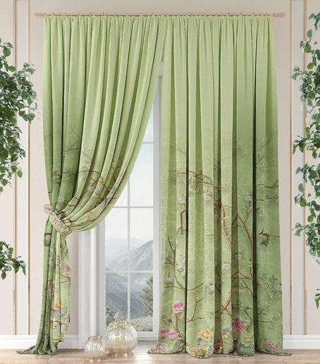 Шторы салатового цвета на заказ