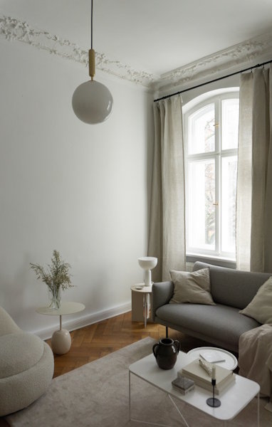 Шторы серо-бежевого цвета на заказ в Москве и области &ndash; пошив штор серо-бежевого цвета по выгодной цене от компании Belladone.