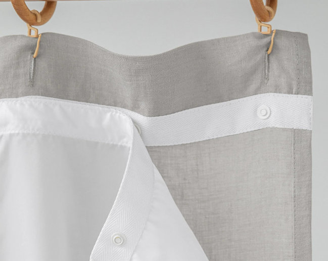 Шторы светло серого цвета на заказ