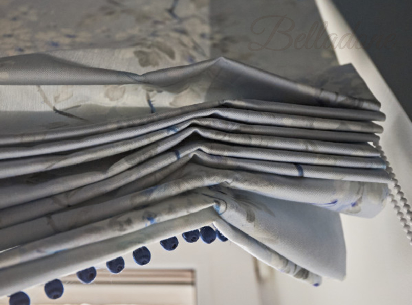 Пошив мягкой римской шторы на кухню с рисунком, ул. Авангардная