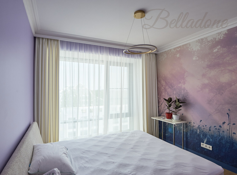 Пошив однотонных штор в квартиру на Ботанической 29а