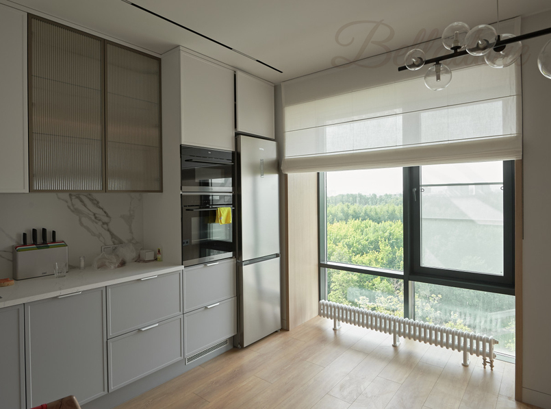 Пошив однотонных штор в квартиру на Ботанической 29а