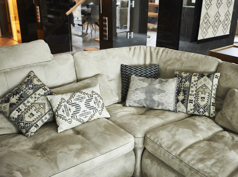 Декоративные портьеры на заказ в гостиной частного дома, Челобитьевское шоссе