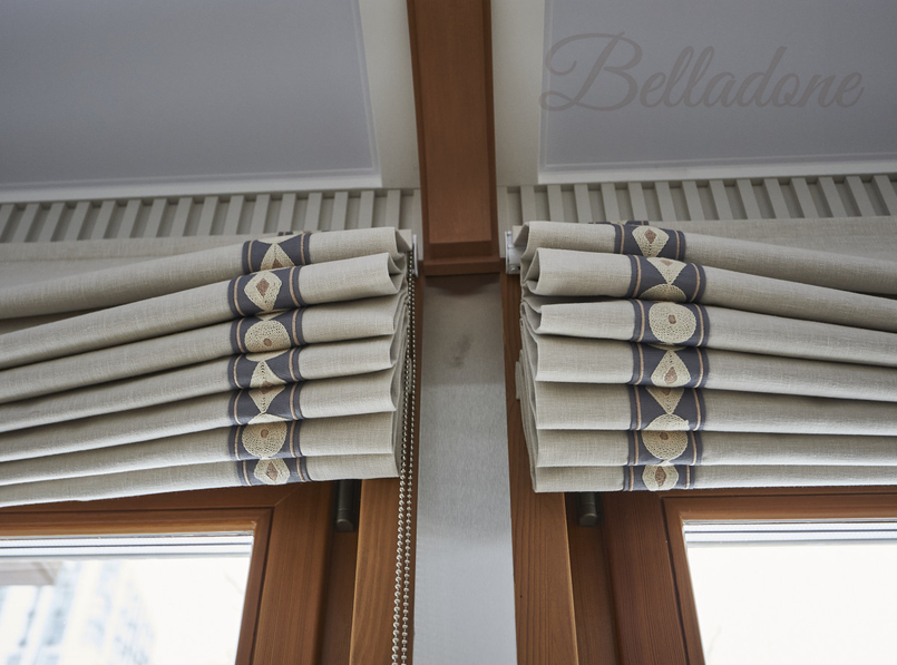 Римские шторы на лоджии, Челобитьевское шоссе