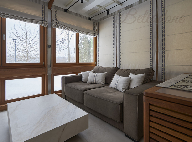 Римские шторы на лоджии, Челобитьевское шоссе