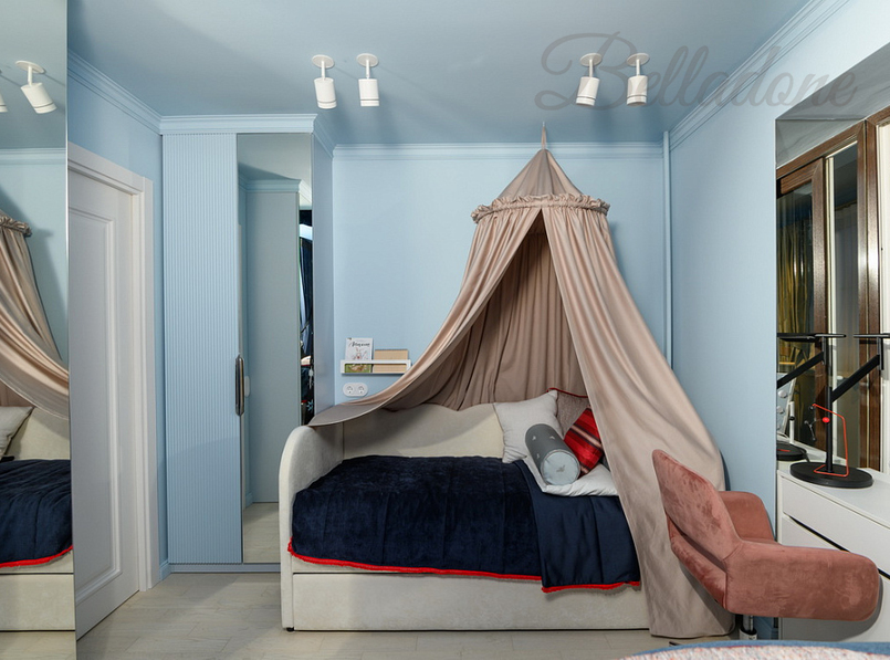 Пошив штор и покрывал на заказ для комнаты девочек, передача 