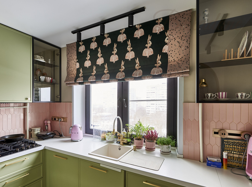 Шторы по индивидуальным размерам в квартиру на ул. Нежинская