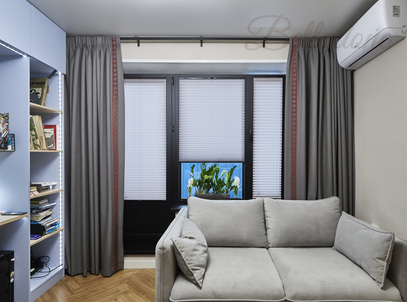 Шторы по индивидуальным размерам в квартиру на ул. Нежинская