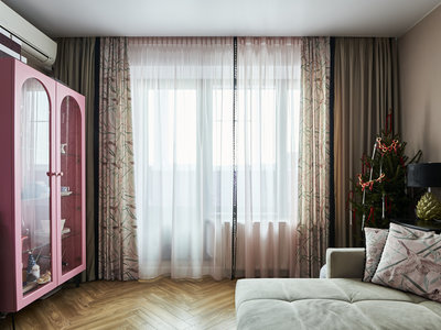 Дизайнерские шторы: Шторы по индивидуальным размерам в квартиру на ул. Нежинская