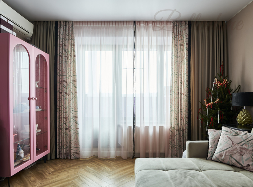Шторы по индивидуальным размерам в квартиру на ул. Нежинская