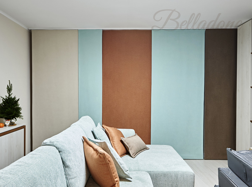 Пошив японских и римских штор в квартиру, ул. Отрадная