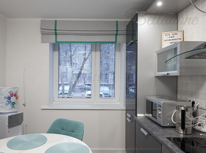 Пошив японских и римских штор в квартиру, ул. Отрадная