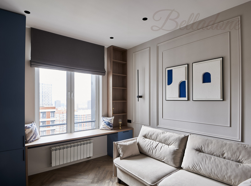 Пошив римских и прямых штор в квартиру на ул. Шелепихинская