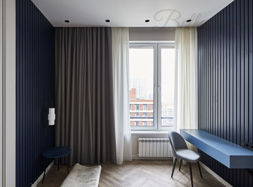 Пошив римских и прямых штор в квартиру на ул. Шелепихинская