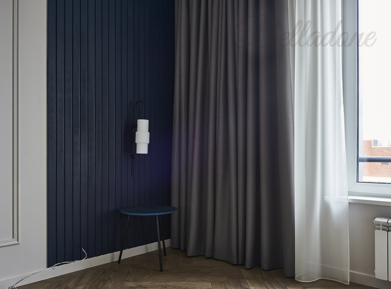 Пошив римских и прямых штор в квартиру на ул. Шелепихинская