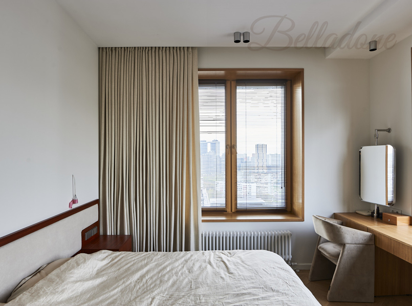 Пошив однотонных штор в квартиру, ул. Винницкая