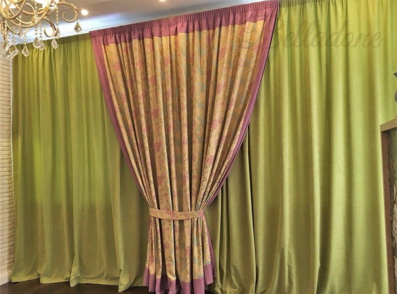 Яркие шторы на заказ в частный дом в г. Одинцово