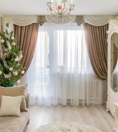 Шторы с ламбрекеном на заказ в Москве и Московской области