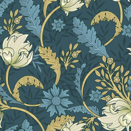 Ткань BD1013, цвета – синий