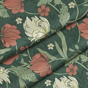 Ткань BD1013, цвета – белый, красный, зеленый