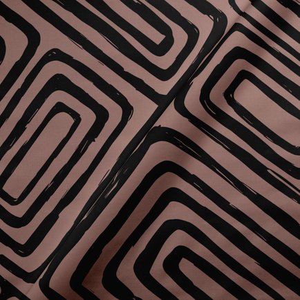 Портьерная ткань BD1042 - Red