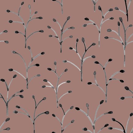 Портьерная ткань BD1046 - Red