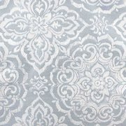 Портьера У1026 серого цвета с узорами