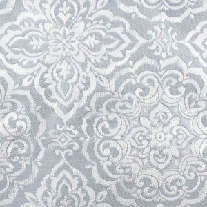 Портьера У1026 серого цвета с узорами