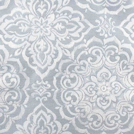 Портьера У1026 серого цвета с узорами