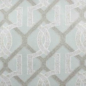 Портьера У1026 серого цвета геометрический рисунок