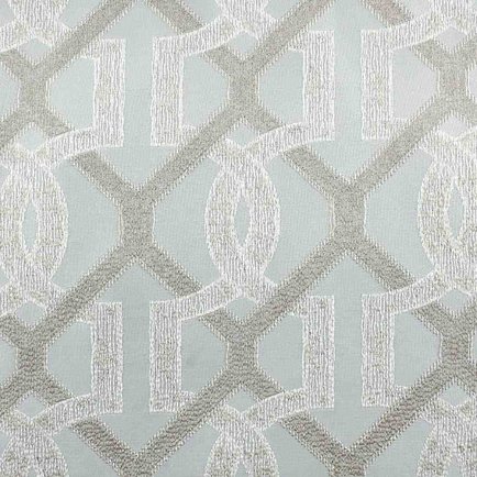 Портьера У1026 серого цвета геометрический рисунок