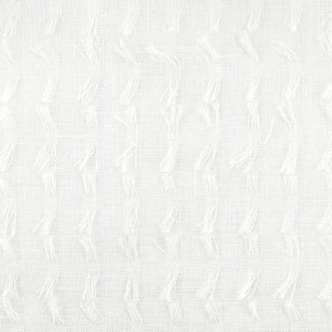 Портьера У1026 белого цвета без рисунка