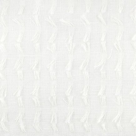 Портьера У1026 белого цвета без рисунка