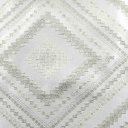 Серая портьера У1026 с узором