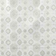 Портьера серого цвета У1026 с геометрическим рисунком