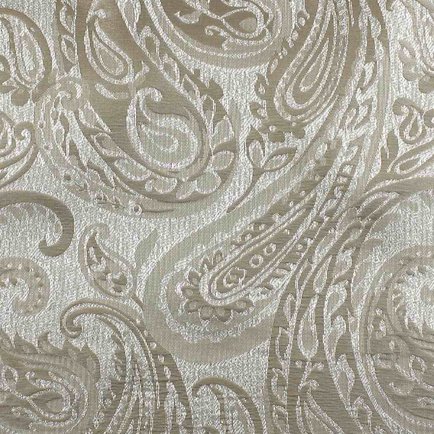 Портьера с узором У1026 коричневого цвета