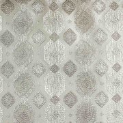 Портьера серого цвета У1026 с узором