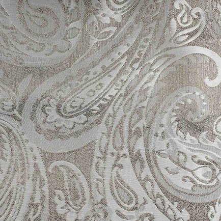 Коричневая портьера с узором У1026