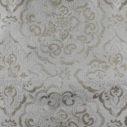 Портьера с узором У1026 серого цвета