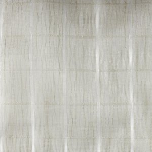 Портьера У1026 бежевого цвета в полоску 