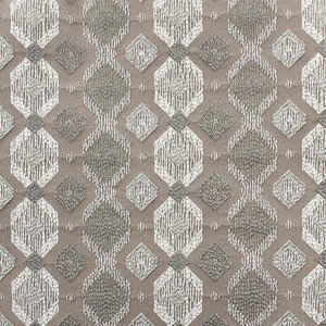 Портьера с геометрическим узором из жаккарда У1026