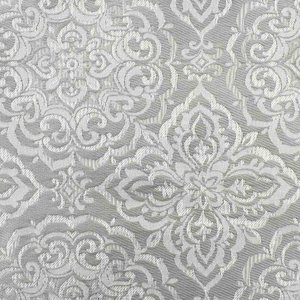 Портьера с узором У1026 цвет серый