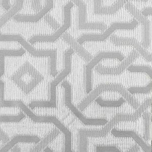 Портьера из жаккарда У1026 цвет серый