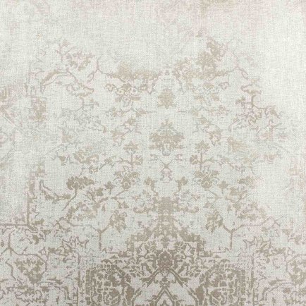 Портьера бежевого цвета У2021 без рисунка