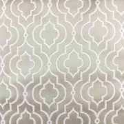 Портьера У2021 бежевого цвета без узора