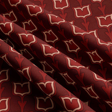 Портьерная ткань FLEUR-DE-LIS - RUBY