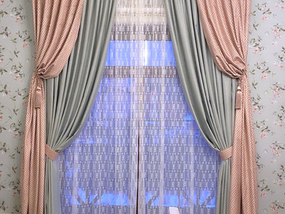 Дизайнерские шторы: Классические дизайнерские шторы под заказ, Москва
